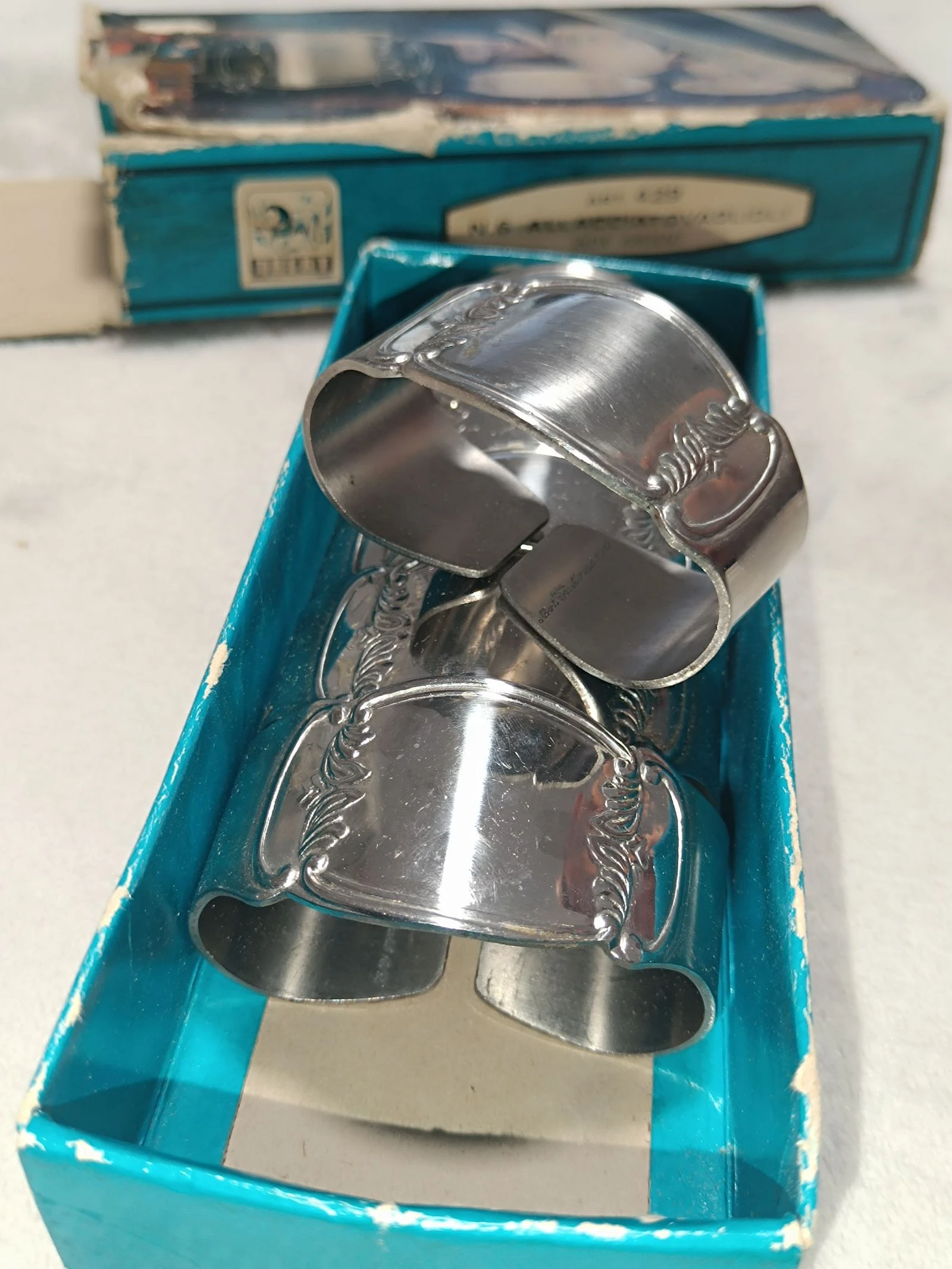 Lote de 6 rondos de servilleta vintage⭐arte de mesa italiano⭐ – photo 3